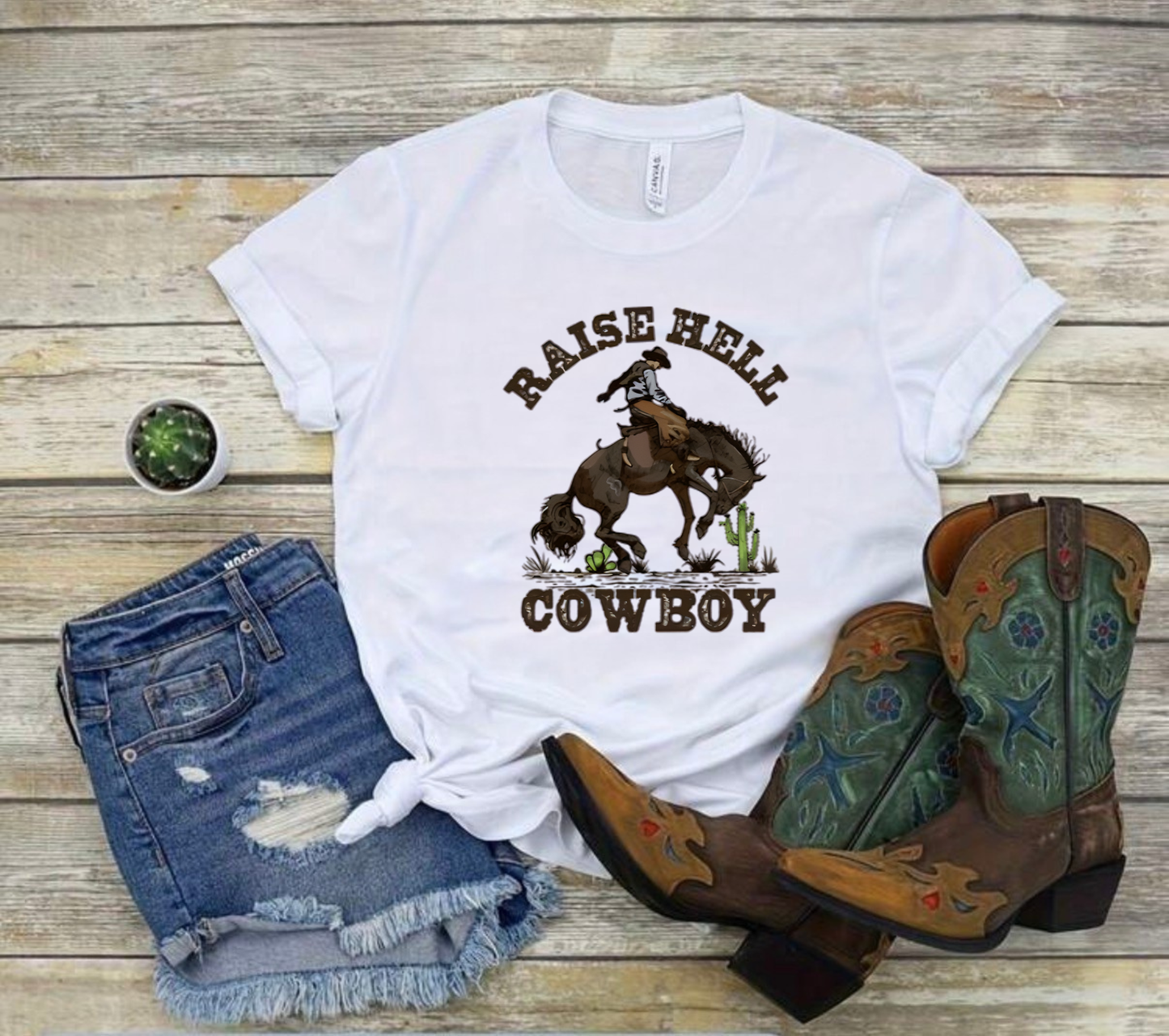 🔥 Raise Hell Cowboy Tee 🔥