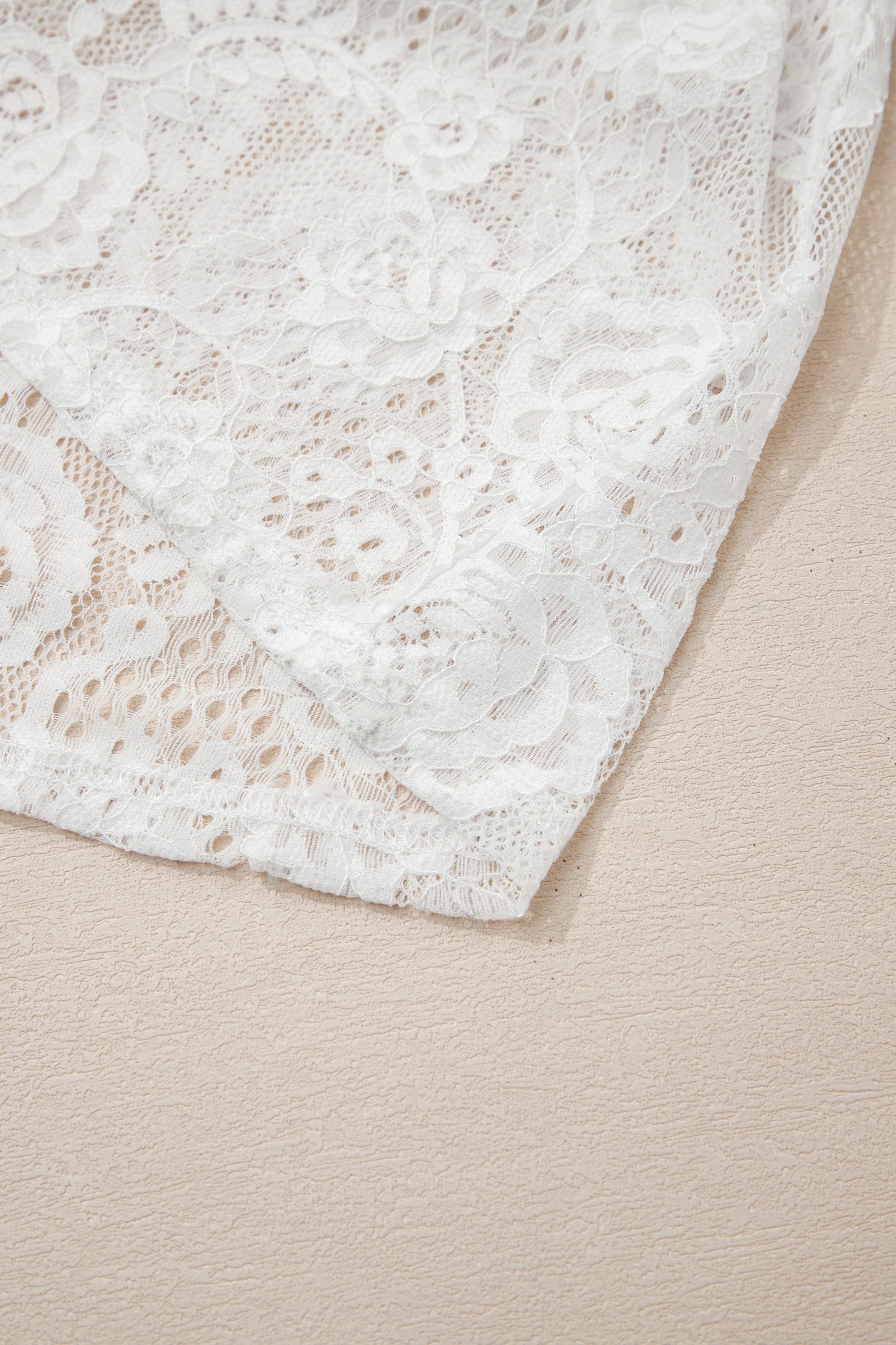 Floral Lace Tie Spaghetti Straps Maxi Dress