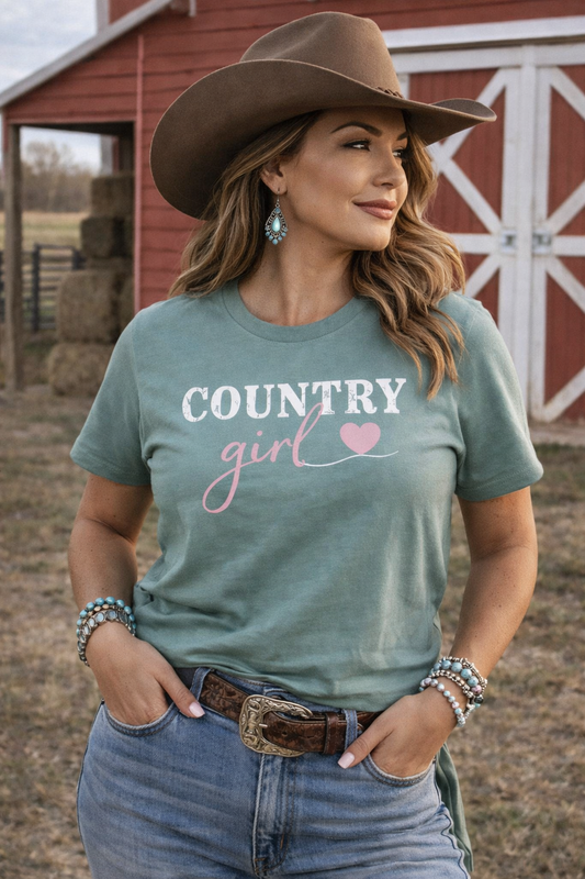 🤠🌸 Country Girl Tee 🌾💕