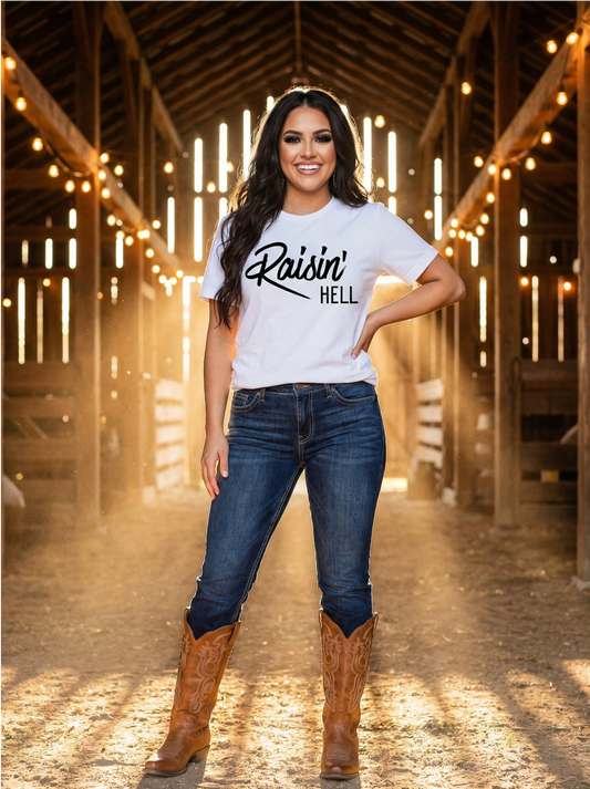🤠 Raisin’ Hell Tee 🔥